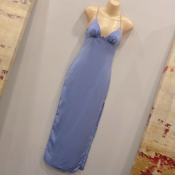 Princess Polly Dresses & Skirts - Princess Polly Alani Blue Midi Dress size 2